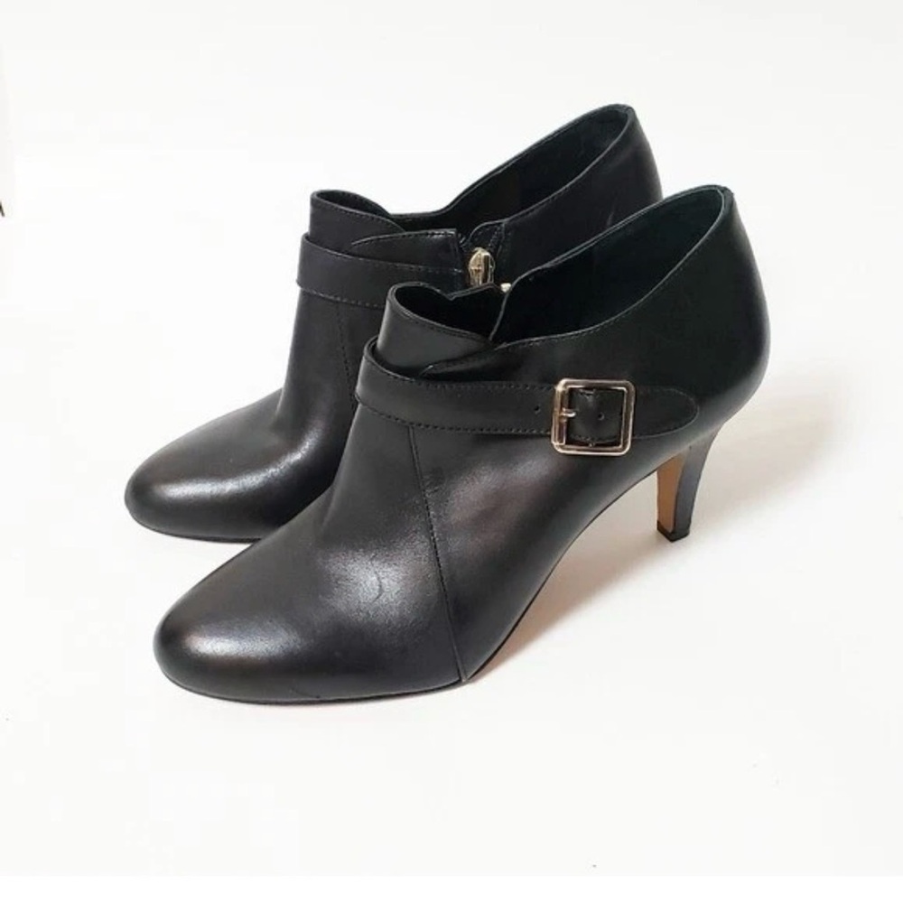 VINCE CAMUTO VONILESA Leather Booties Size 8.5 EUC